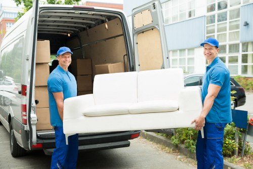 Removal team assisting with a home move in Ealing