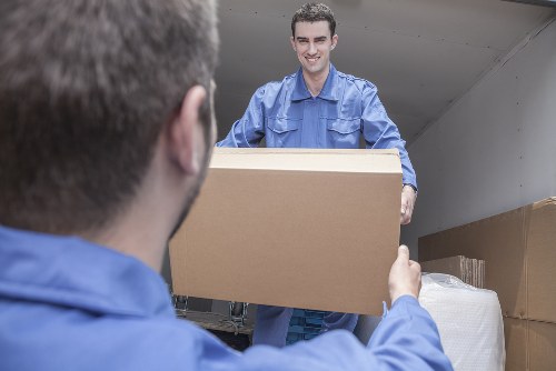 Moving van ready for a local home move in Ealing