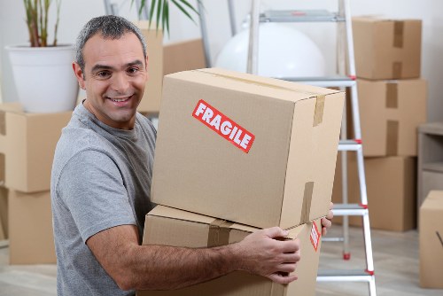 Office relocation planning in Ealing with packing and moving equipment