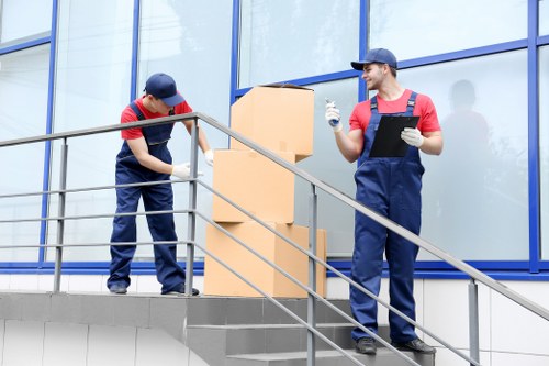 Commercial man and van support for Ealing business relocation