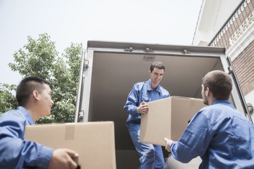 Family home relocation support in Ealing with furniture and boxes