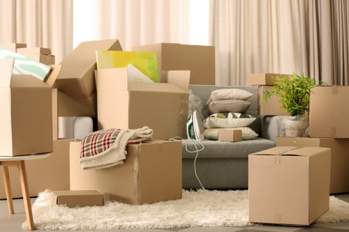 Local movers planning access and parking for an Ealing property move